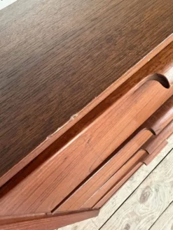 Enfilade scandinave vintage en Teck, 1960s