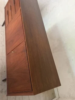 Enfilade scandinave vintage en Teck, 1960s