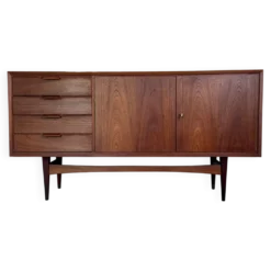 Enfilade scandinave vintage en Teck, 1960s