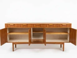 Enfilade suédoise en teck – Bertil Fridhagen pour Bodafors (1961)