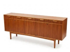 Enfilade suédoise en teck – Bertil Fridhagen pour Bodafors (1961)