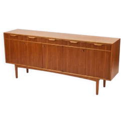 Enfilade suédoise en teck – Bertil Fridhagen pour Bodafors (1961)