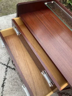 Enfilade tv en teck des années 60-70