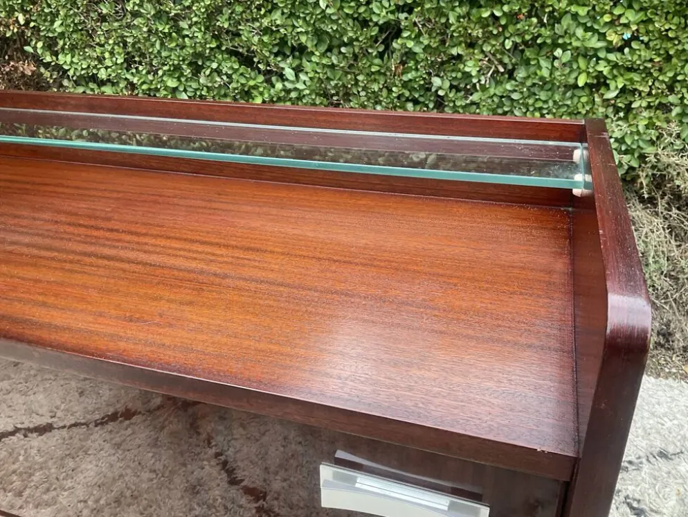 Enfilade tv en teck des années 60-70