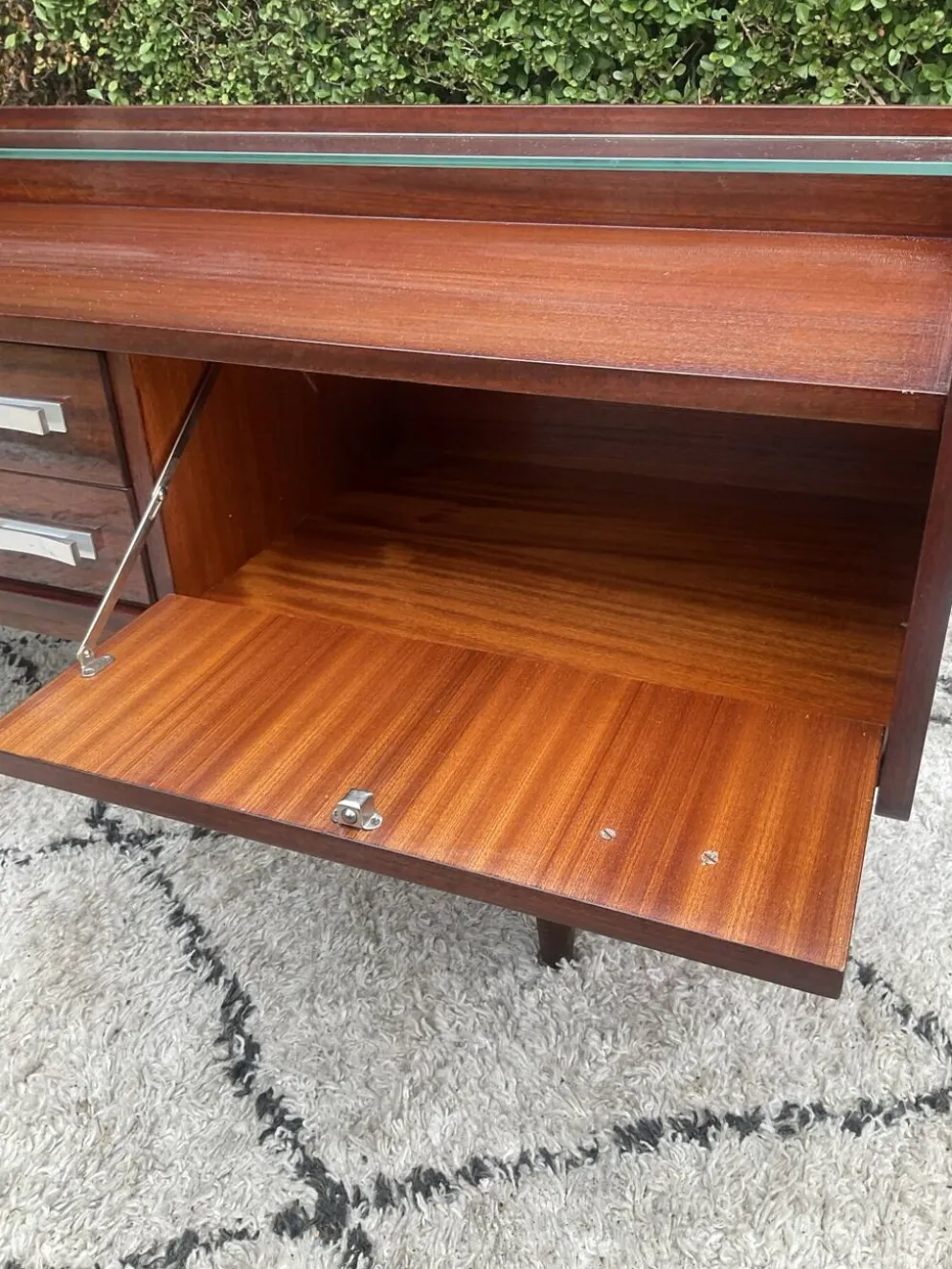 Enfilade tv en teck des années 60-70