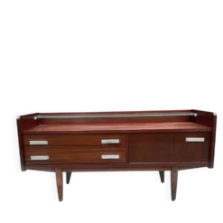 Enfilade tv en teck des années 60-70