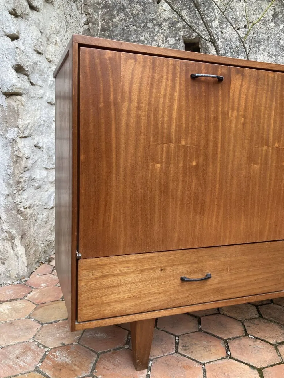 Enfilade vintage années 50/60 - meuble bar secrétaire