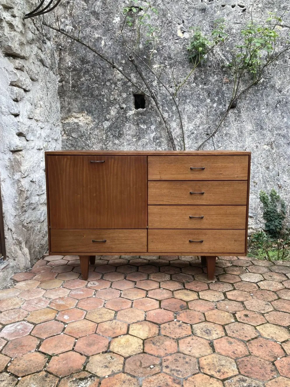 Enfilade vintage années 50/60 - meuble bar secrétaire