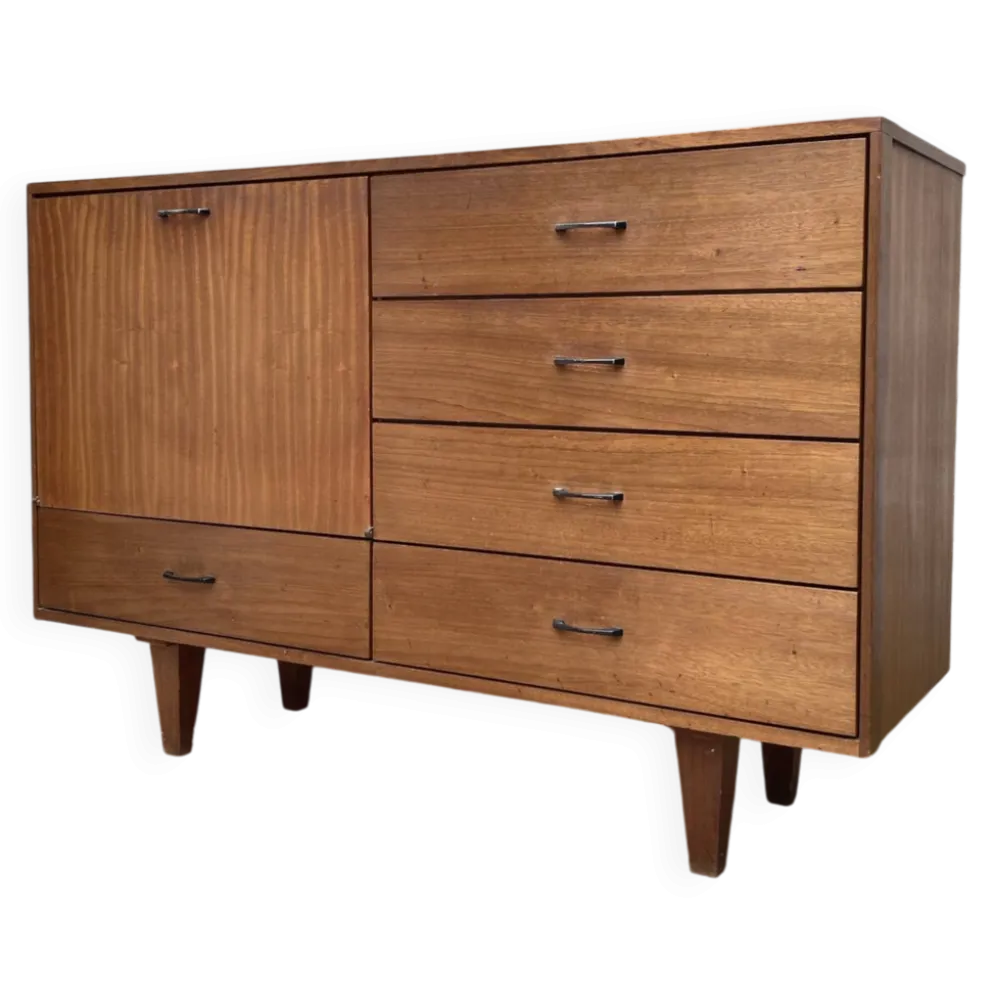 Enfilade vintage années 50/60 - meuble bar secrétaire