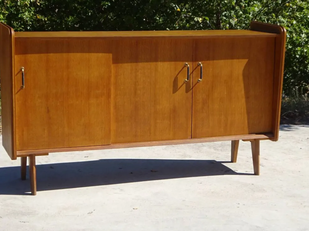 Enfilade vintage aux pieds compas par SAM