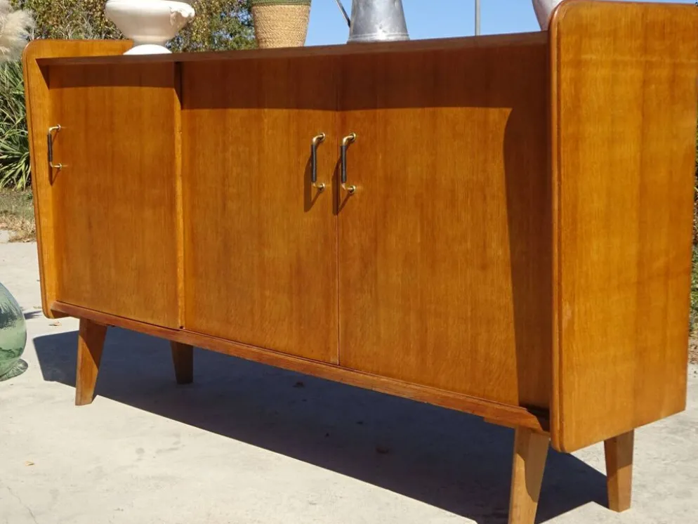 Enfilade vintage aux pieds compas par SAM