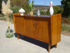 Enfilade vintage aux pieds compas par SAM