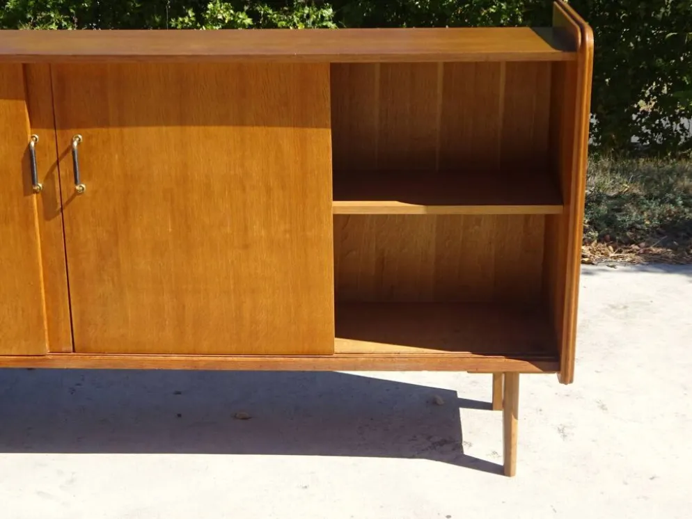 Enfilade vintage aux pieds compas par SAM