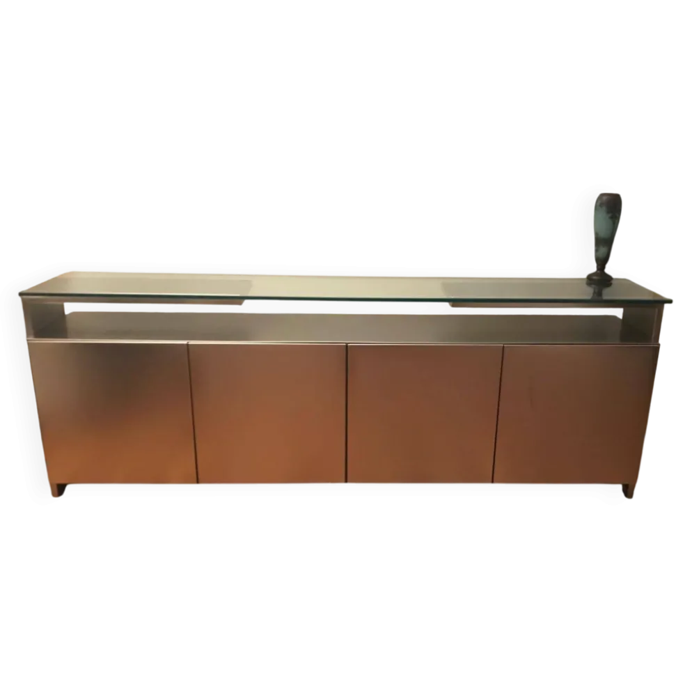 Enfilade vintage Belgo Chrom — Belgique, années 1980