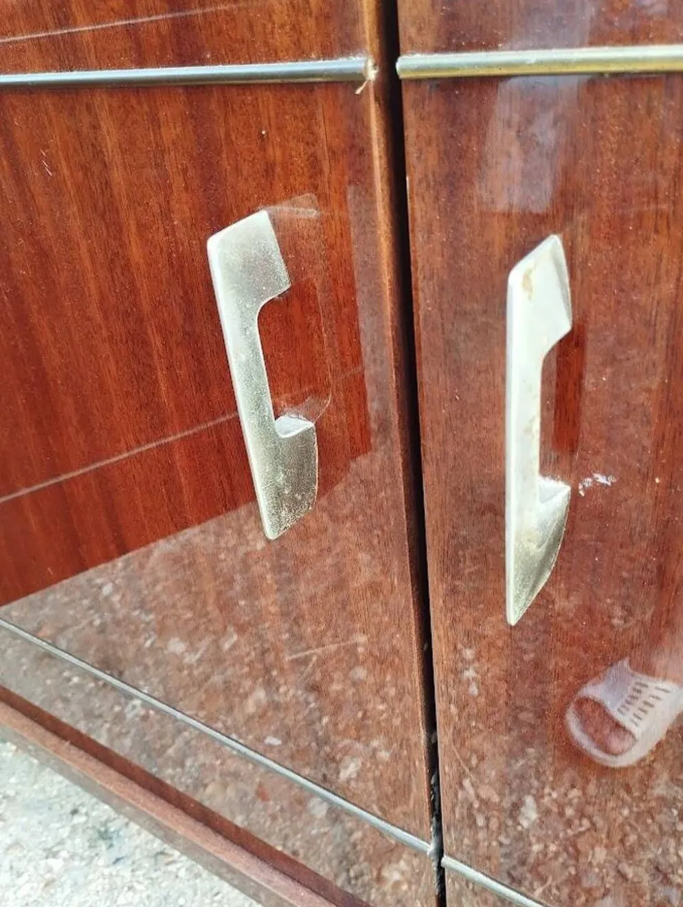 Enfilade Vintage d'Exception en Acajou « Cancale » – SRM – 1962