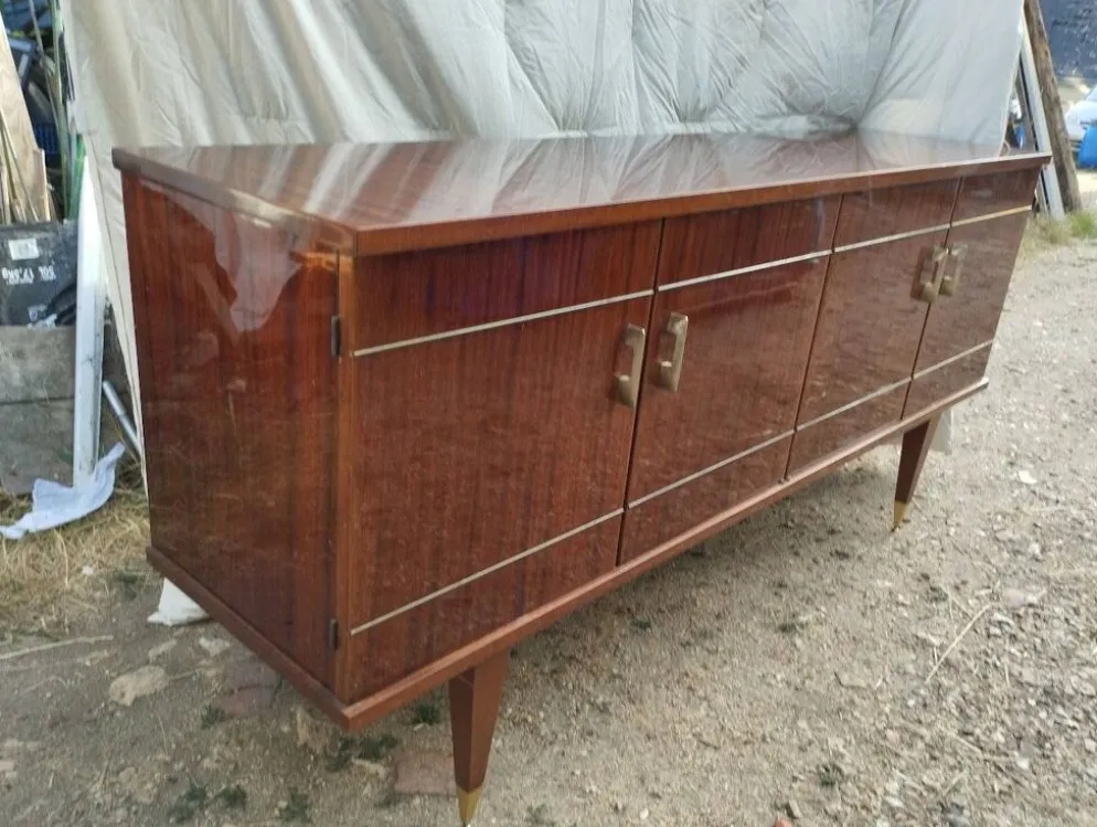 Enfilade Vintage d'Exception en Acajou « Cancale » – SRM – 1962