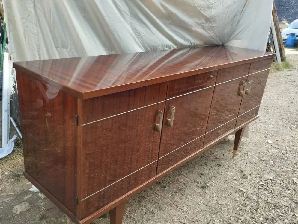 Enfilade Vintage d'Exception en Acajou « Cancale » – SRM – 1962