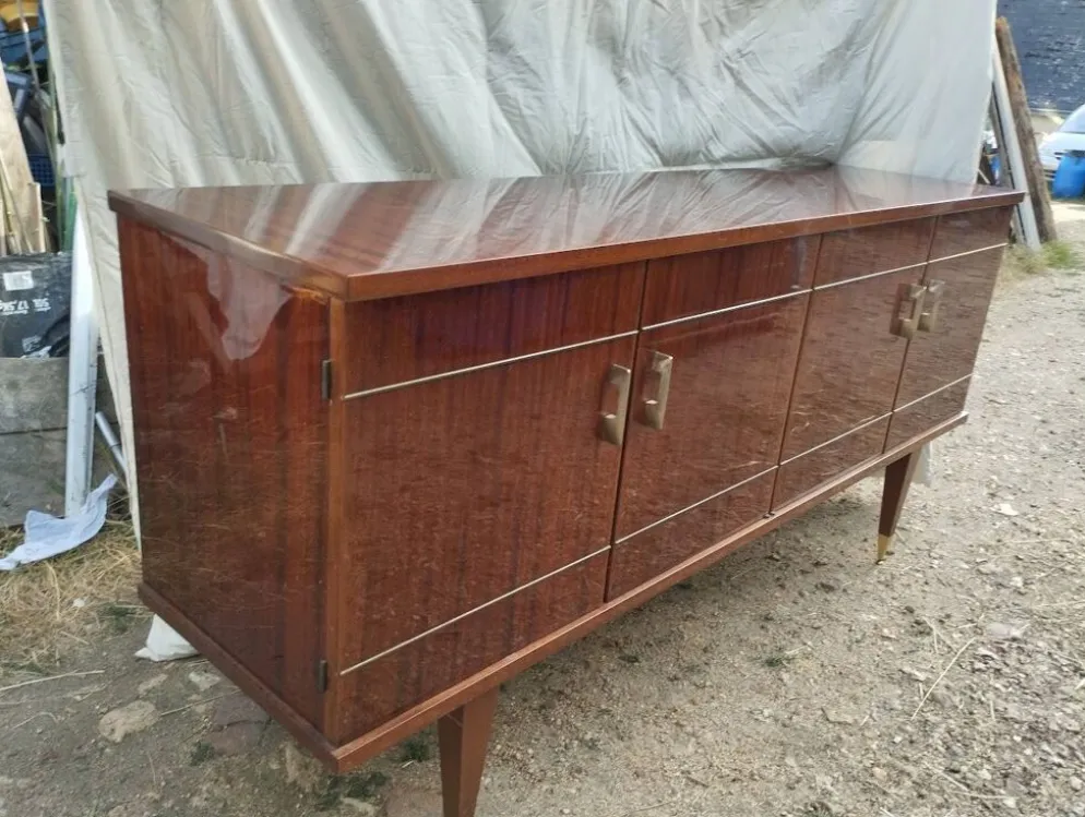 Enfilade Vintage d'Exception en Acajou « Cancale » – SRM – 1962