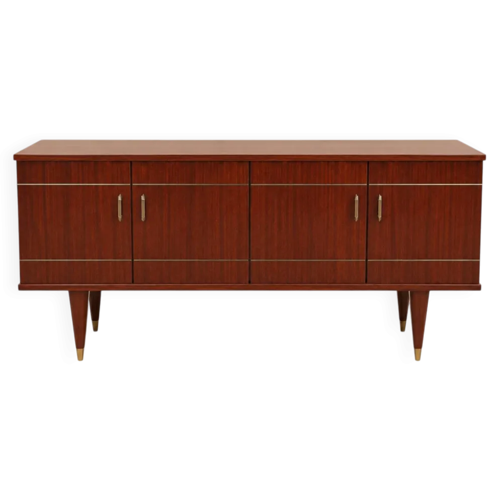 Enfilade Vintage d'Exception en Acajou « Cancale » – SRM – 1962