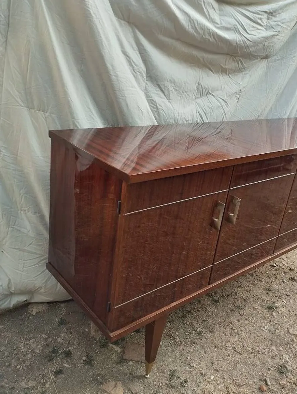 Enfilade Vintage d'Exception en Acajou « Cancale » – SRM – 1962