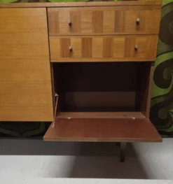 Enfilade vintage en placage teck années 60/70