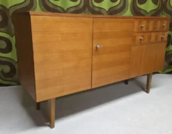Enfilade vintage en placage teck années 60/70