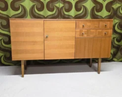 Enfilade vintage en placage teck années 60/70