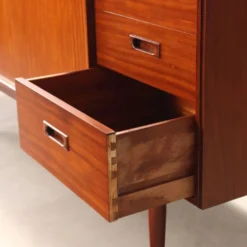 Enfilade vintage en teck avec tiroirs, Royaume-Uni, années 1960