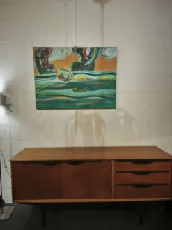 Enfilade vintage en teck Jentique 1960