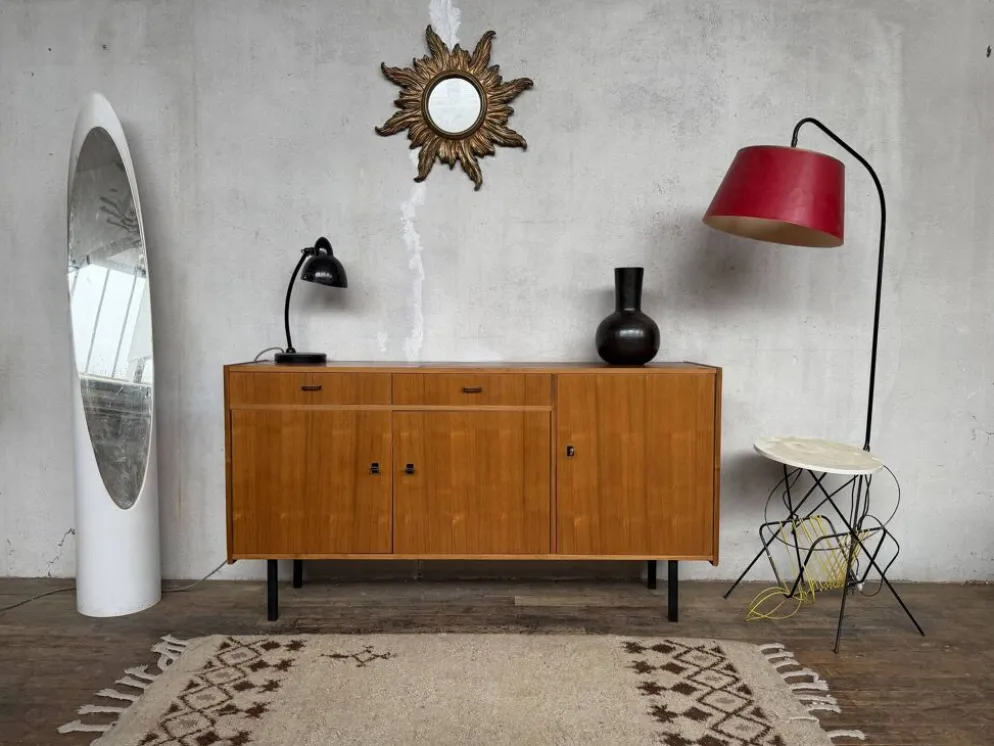 Enfilade vintage look scandinave Pieds métal