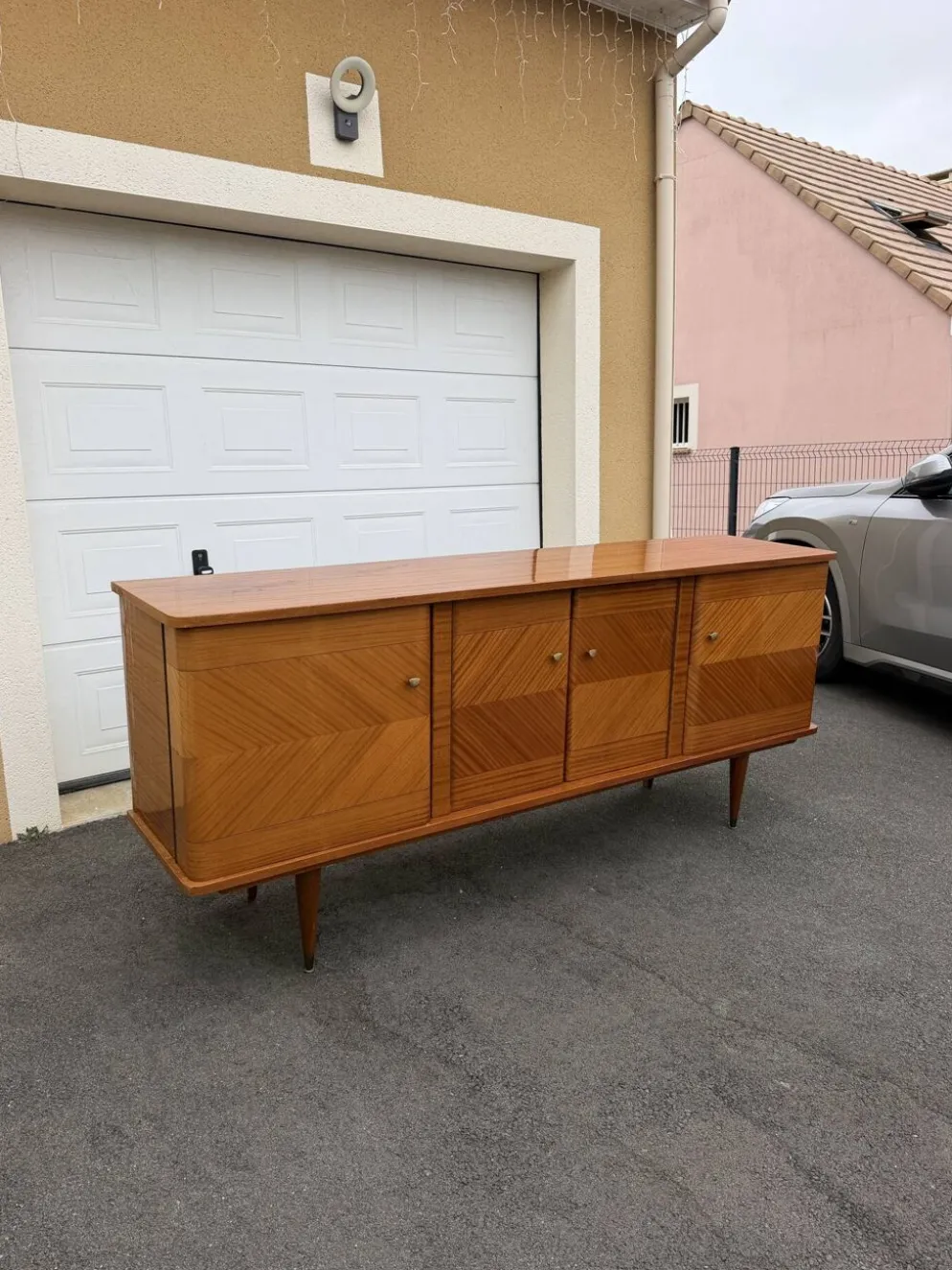 Enfilade Vintage Scandinave en Teck - Années 60/70