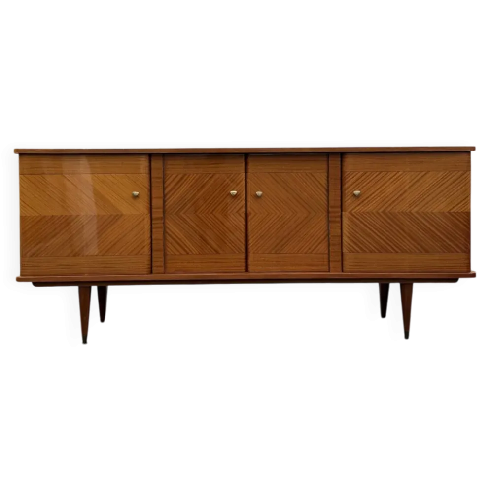 Enfilade Vintage Scandinave en Teck - Années 60/70