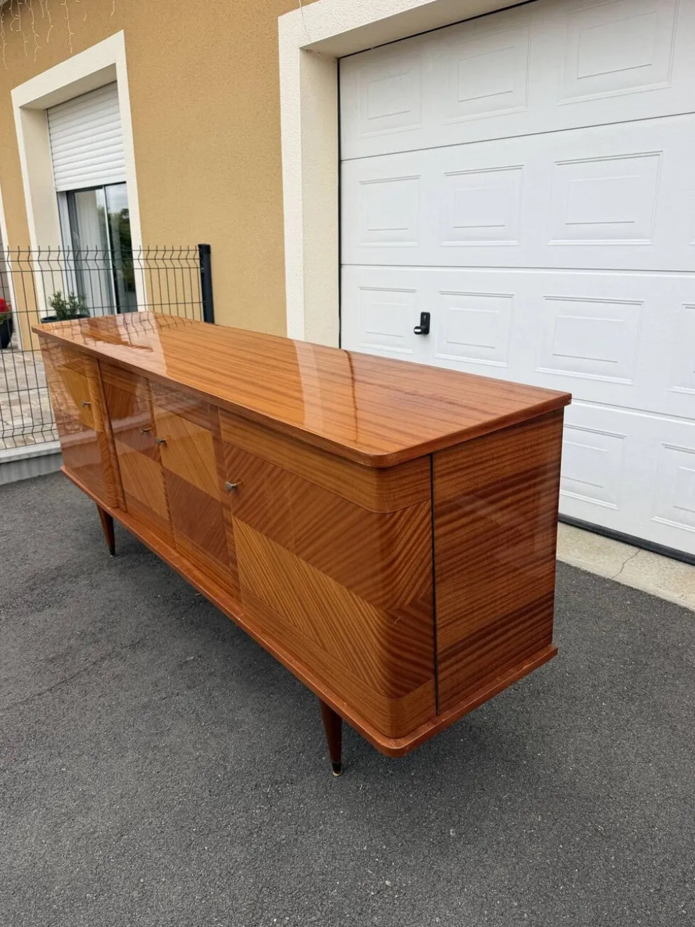 Enfilade Vintage Scandinave en Teck - Années 60/70