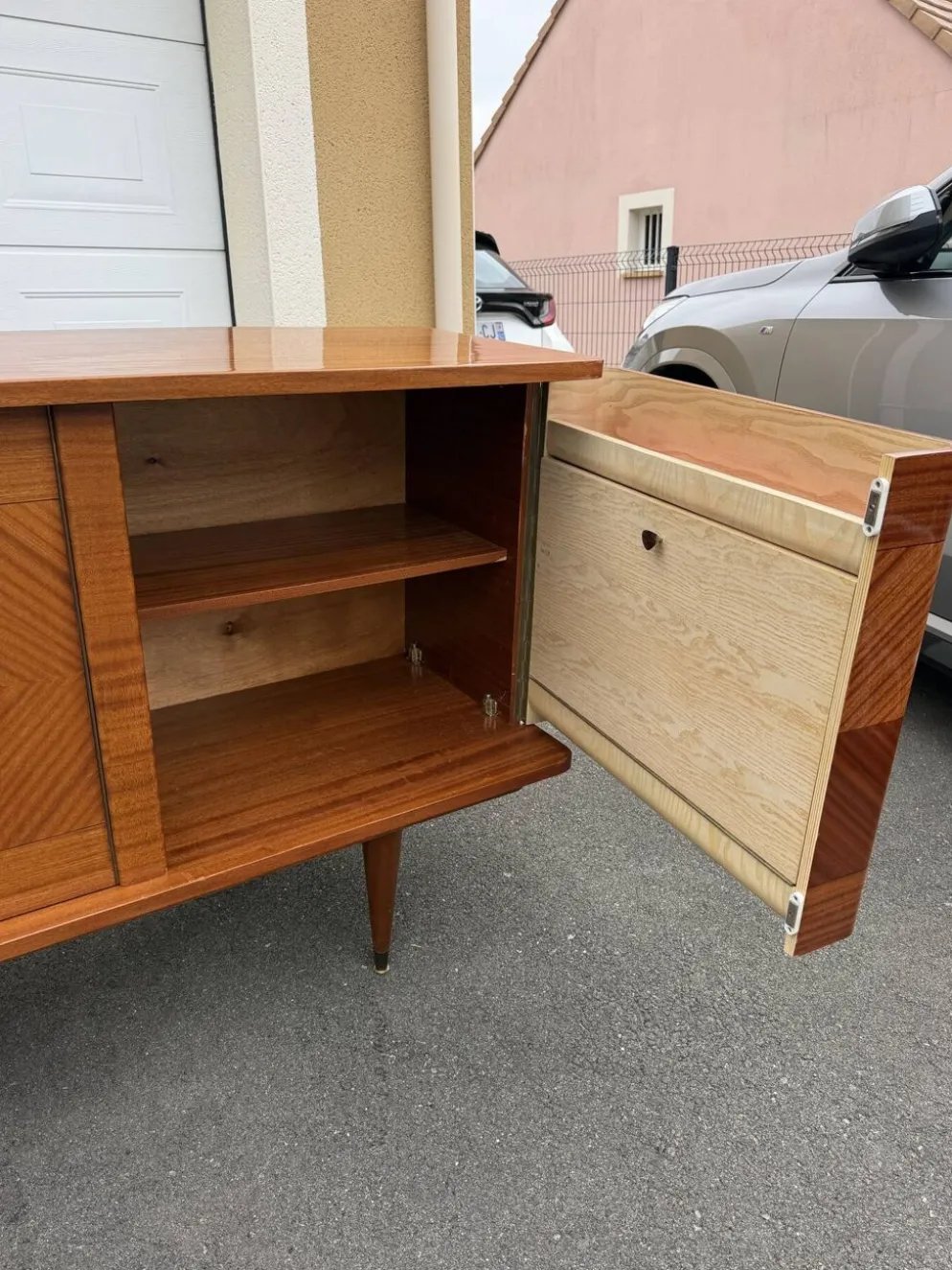 Enfilade Vintage Scandinave en Teck - Années 60/70