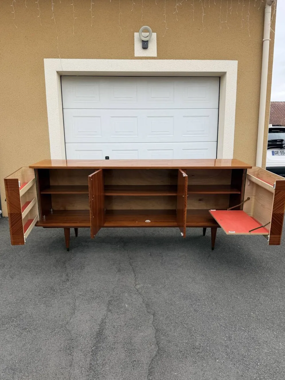 Enfilade Vintage Scandinave en Teck - Années 60/70