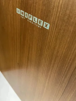 Enfilade vintage Uniflex scandinave en teck – années 60