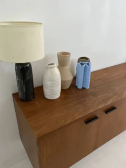 Enfilade vintage Uniflex scandinave en teck – années 60