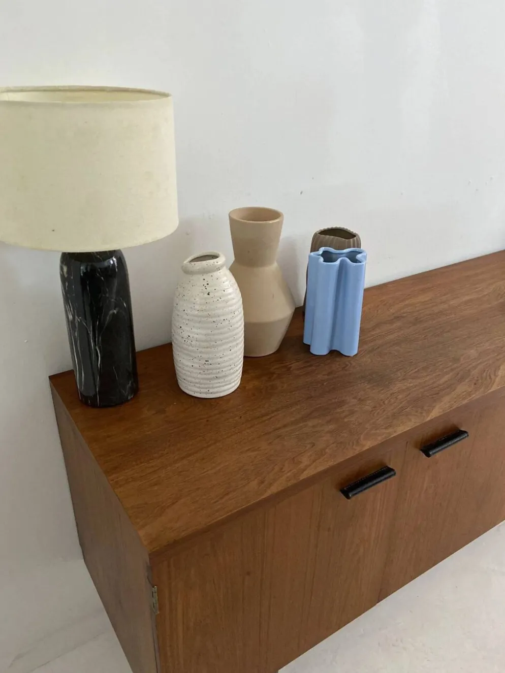 Enfilade vintage Uniflex scandinave en teck – années 60