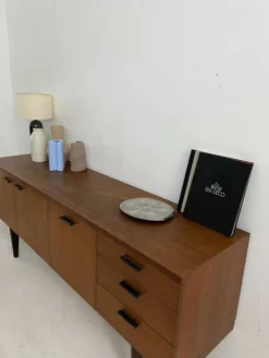 Enfilade vintage Uniflex scandinave en teck – années 60