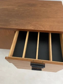 Enfilade vintage Uniflex scandinave en teck – années 60