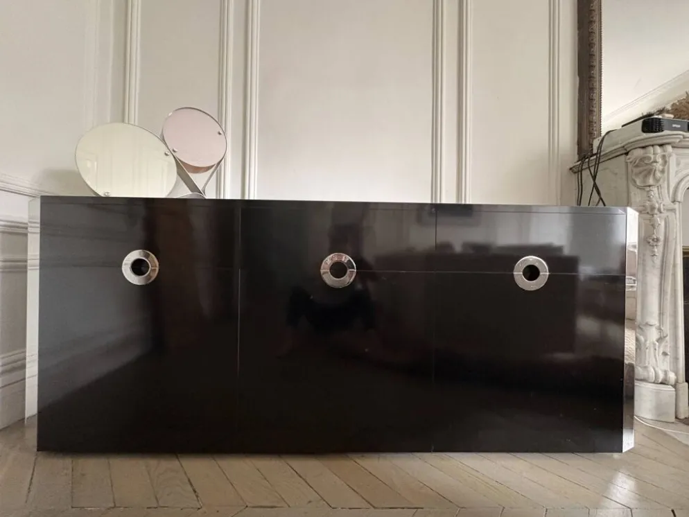 Enfilade Willy Rizzo Pour Mario Sabot 1970