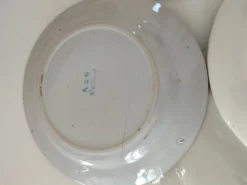 Ensemble 6 assiettes oiseaux et coqs