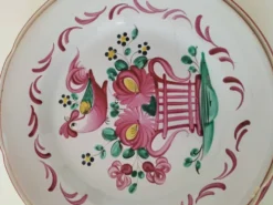 Ensemble 6 assiettes oiseaux et coqs