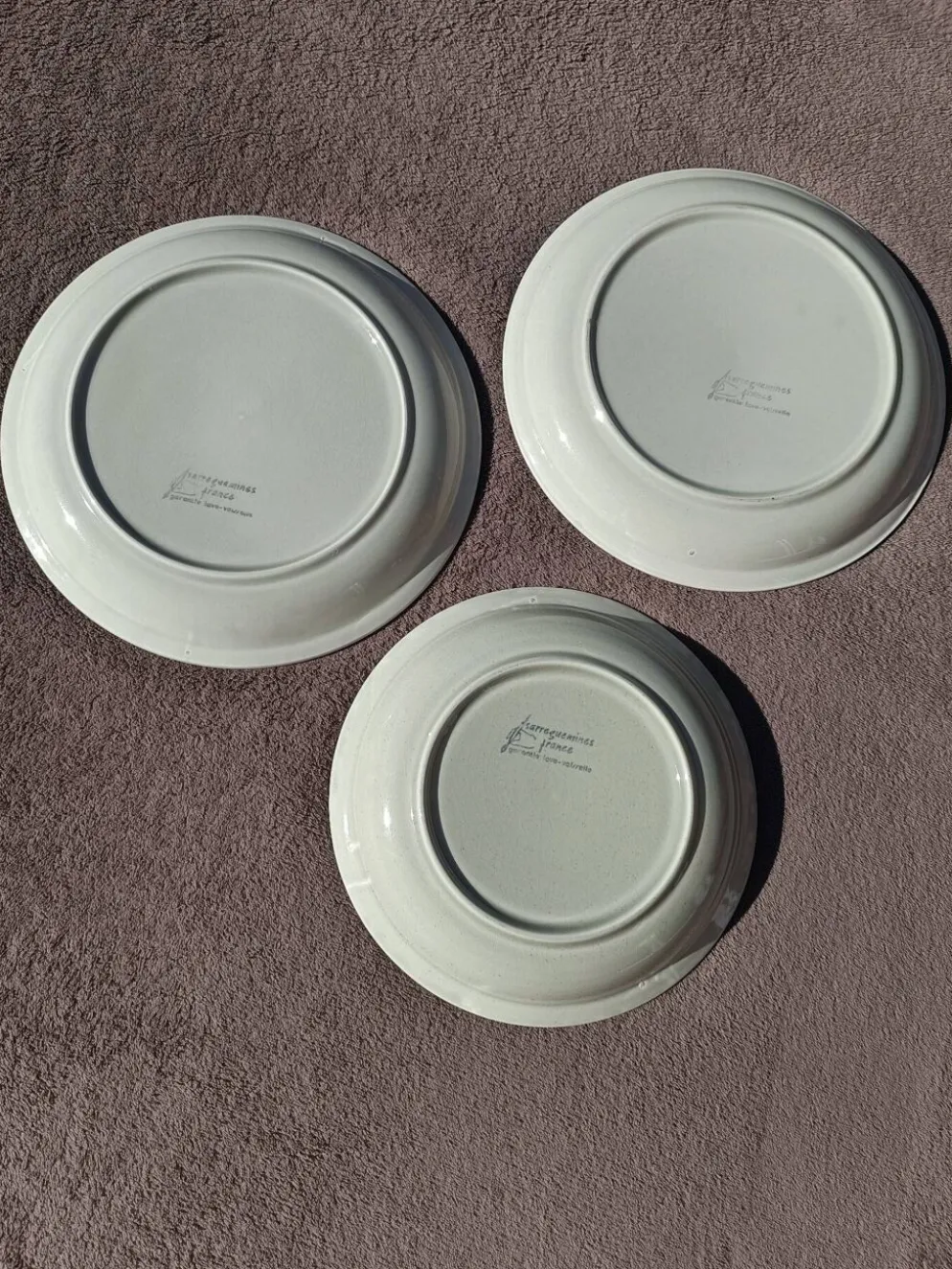 Ensemble Assiettes Sarreguemines