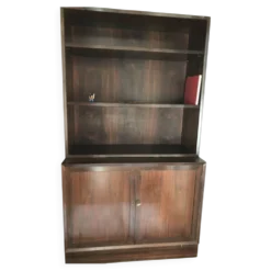 Ensemble bibliothèque/Caissons vaisselier palissandre fabrication danoise