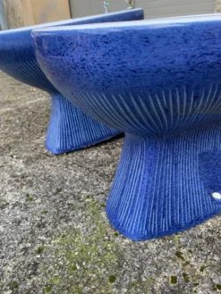 Ensemble bleu "Gardenia" d'Antonia Campi pour Richard Ginori.