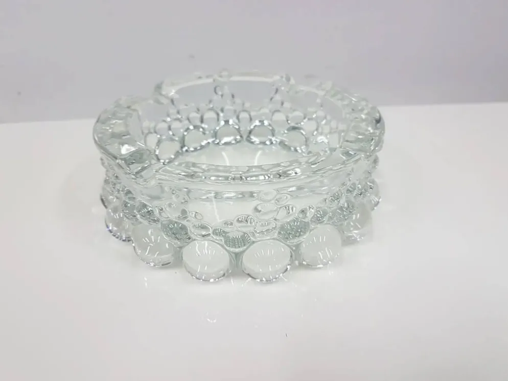 Ensemble Bolero Bubble de 12 pièces, en verre cristal transparent, Walther Glas, Allemagne, 197