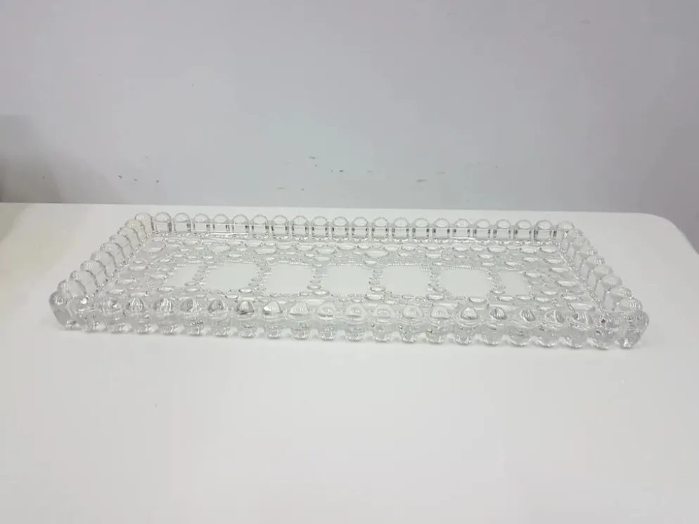 Ensemble Bolero Bubble de 12 pièces, en verre cristal transparent, Walther Glas, Allemagne, 197