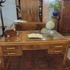 Ensemble bureau et bibliothèque art-déco