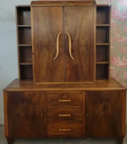 Ensemble bureau et bibliothèque art-déco